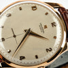 UNIVERSAL GENEVE VINTAGE 37mm ROSE GOLD PYRAMID DIAL 1950's