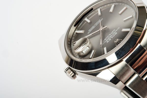 ROLEX Datejust 41 RHODIUM Dial 126300 BOX ONLY