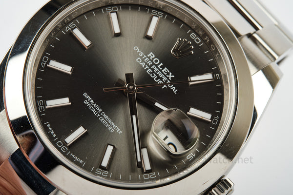 ROLEX Datejust 41 RHODIUM Dial 126300 BOX ONLY