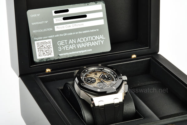 Audemars Piguet Royal Oak Offshore Chronograph 26420SO COMPLETE SET FEB 2022 WARRANTY TO 2027