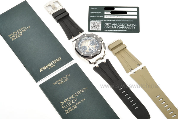 Audemars Piguet Royal Oak Offshore Chronograph 26420SO COMPLETE SET FEB 2022 WARRANTY TO 2027