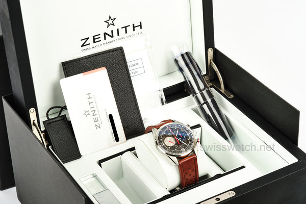 Zenith El Primero 36'000 VpH 03.2046.400/25.C771 COMPLETE SET JUNE 2019 RARE DIAL!