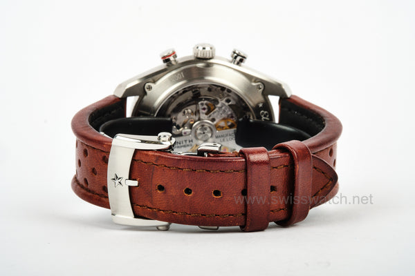 Zenith El Primero 36'000 VpH 03.2046.400/25.C771 COMPLETE SET JUNE 2019 RARE DIAL!