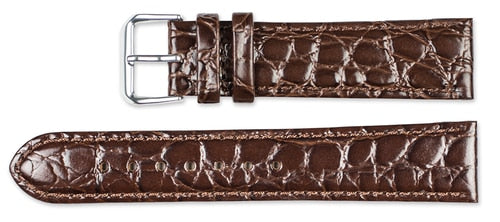 Debeer Alligator Grain Short Leather Replacement Watch Band