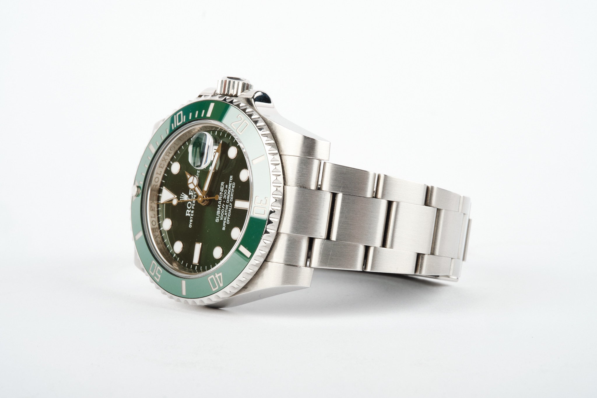ROLEX Submariner "HULK" 116610LV | Swiss Watch & Diamond Exchange, Inc.