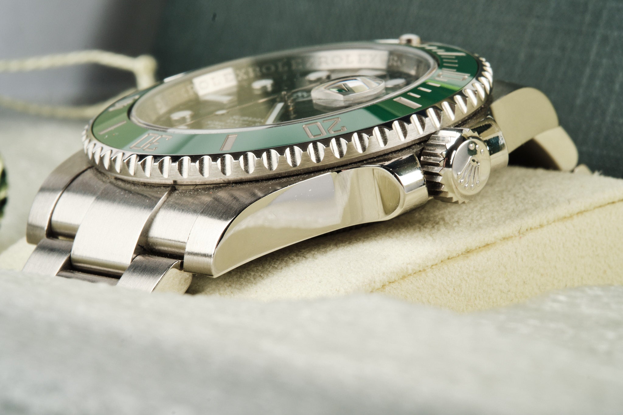 ROLEX Submariner "HULK" 116610LV | Swiss Watch & Diamond Exchange, Inc.
