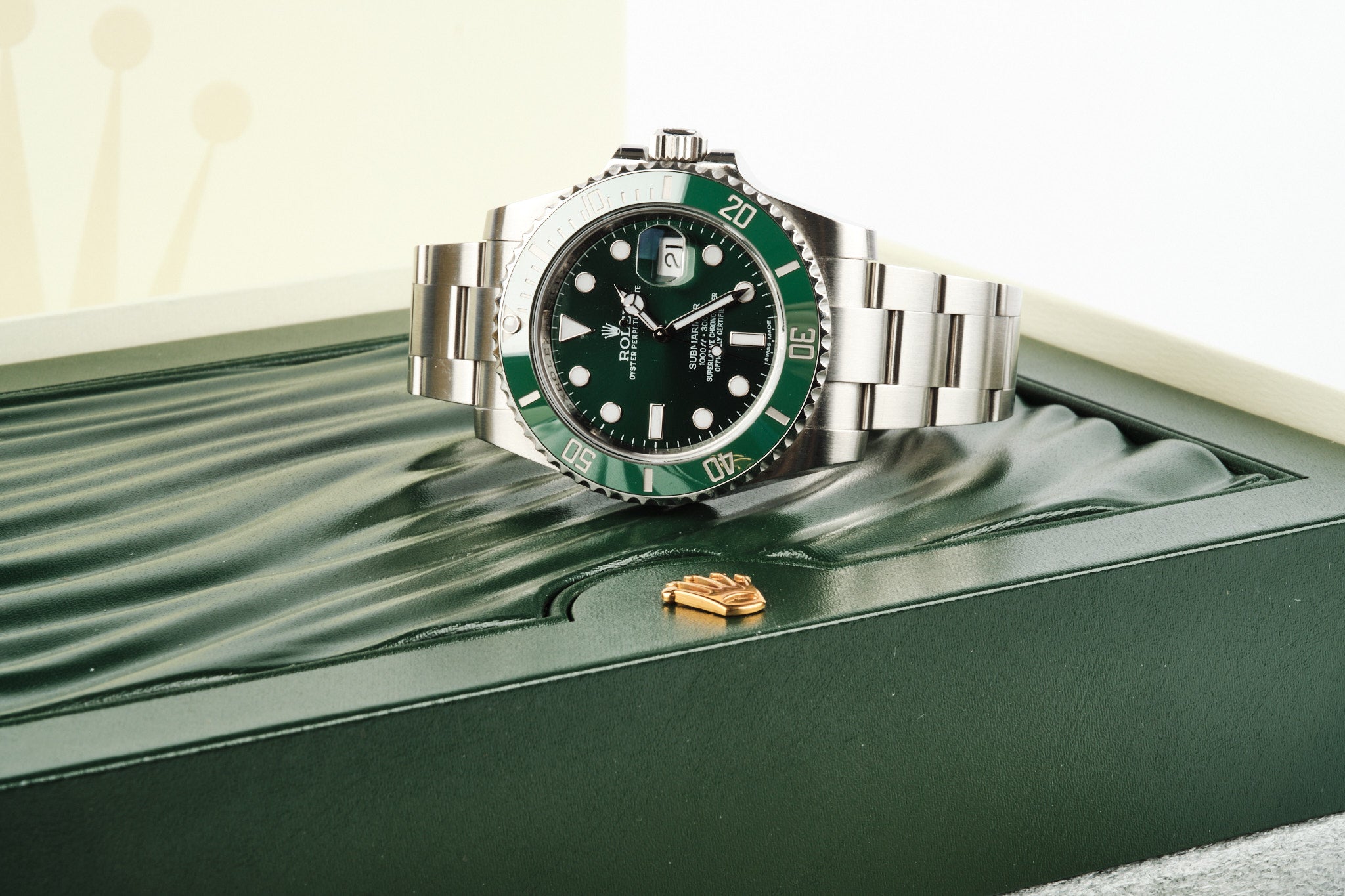 ROLEX Submariner "HULK" 116610LV | Swiss Watch & Diamond Exchange, Inc.