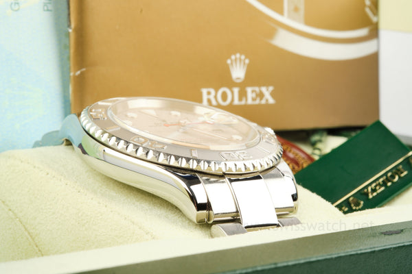 ROLEX YACHT-MASTER 16622 Platinum / Stainless Complete Set