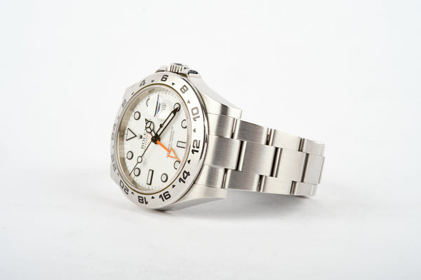 ROLEX Explorer II 216570 WHITE DIAL