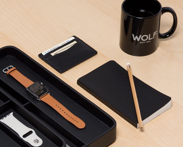 Wolf WATCH VALET W/STRAP TRAY FOR APPLE WATCH