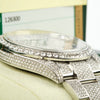 ROLEX Datejust 41 DIAMONDS "ICED OUT" PAVE 126300 COMPLETE SET