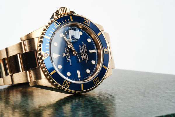 ROLEX 18K Submariner Blue - 16618