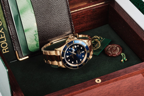 ROLEX 18K Submariner Blue - 16618
