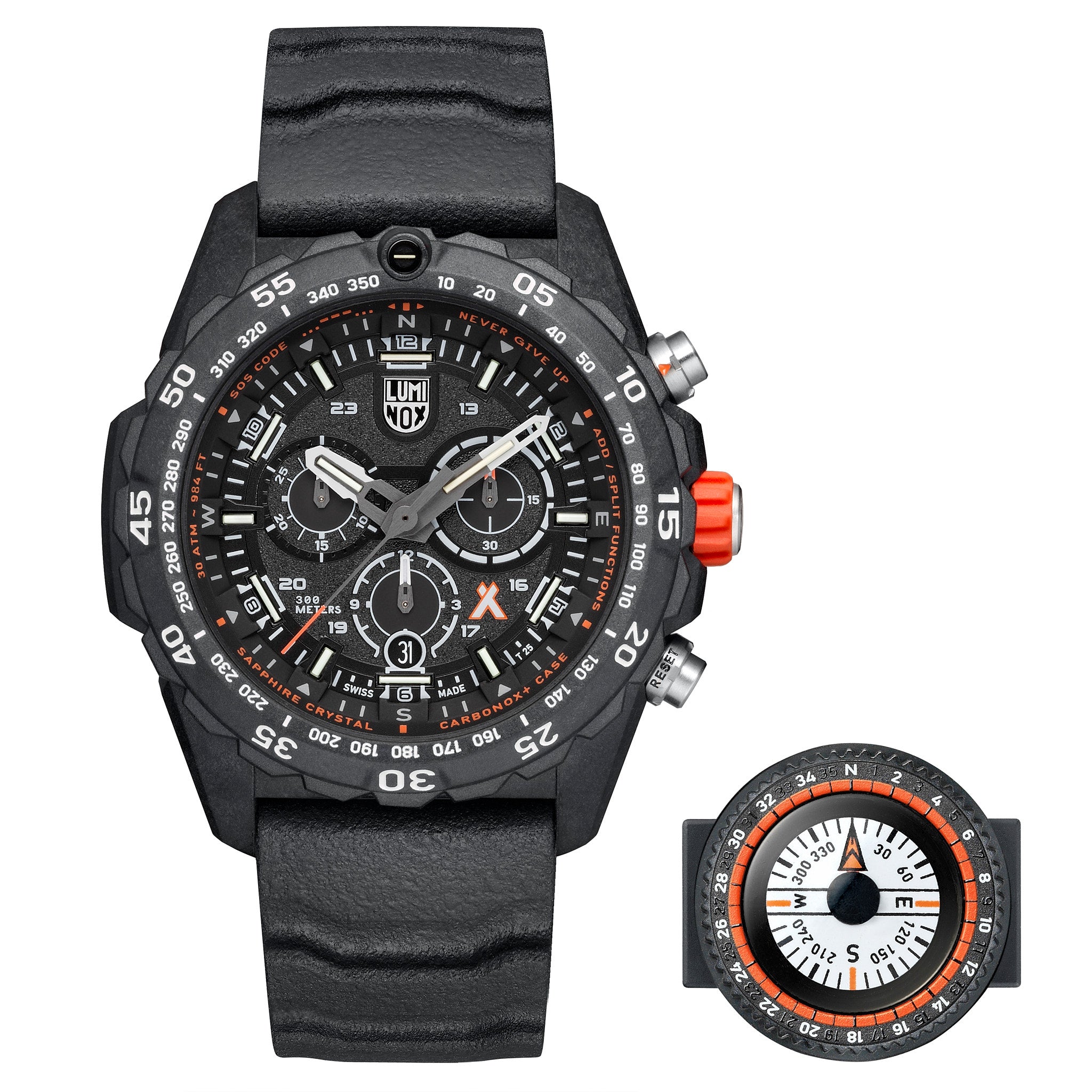 Luminox BEAR GRYLLS XB.3741 Chronograph | Swiss Watch & Diamond